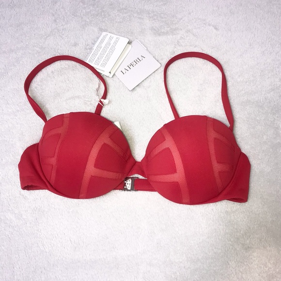 LA PERLA Red Bikini Top (Brand New) - Picture 1 of 5